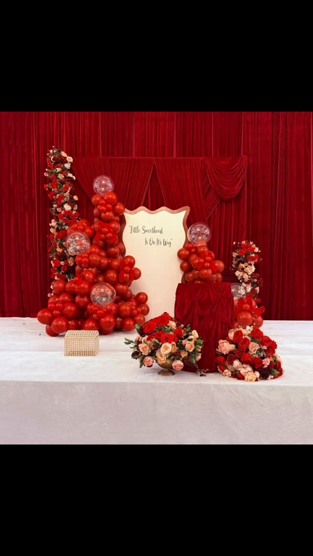 Red-Theme Baby Shower - Image 2