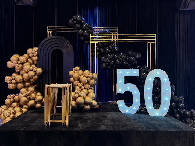 Golden 50th Birthday